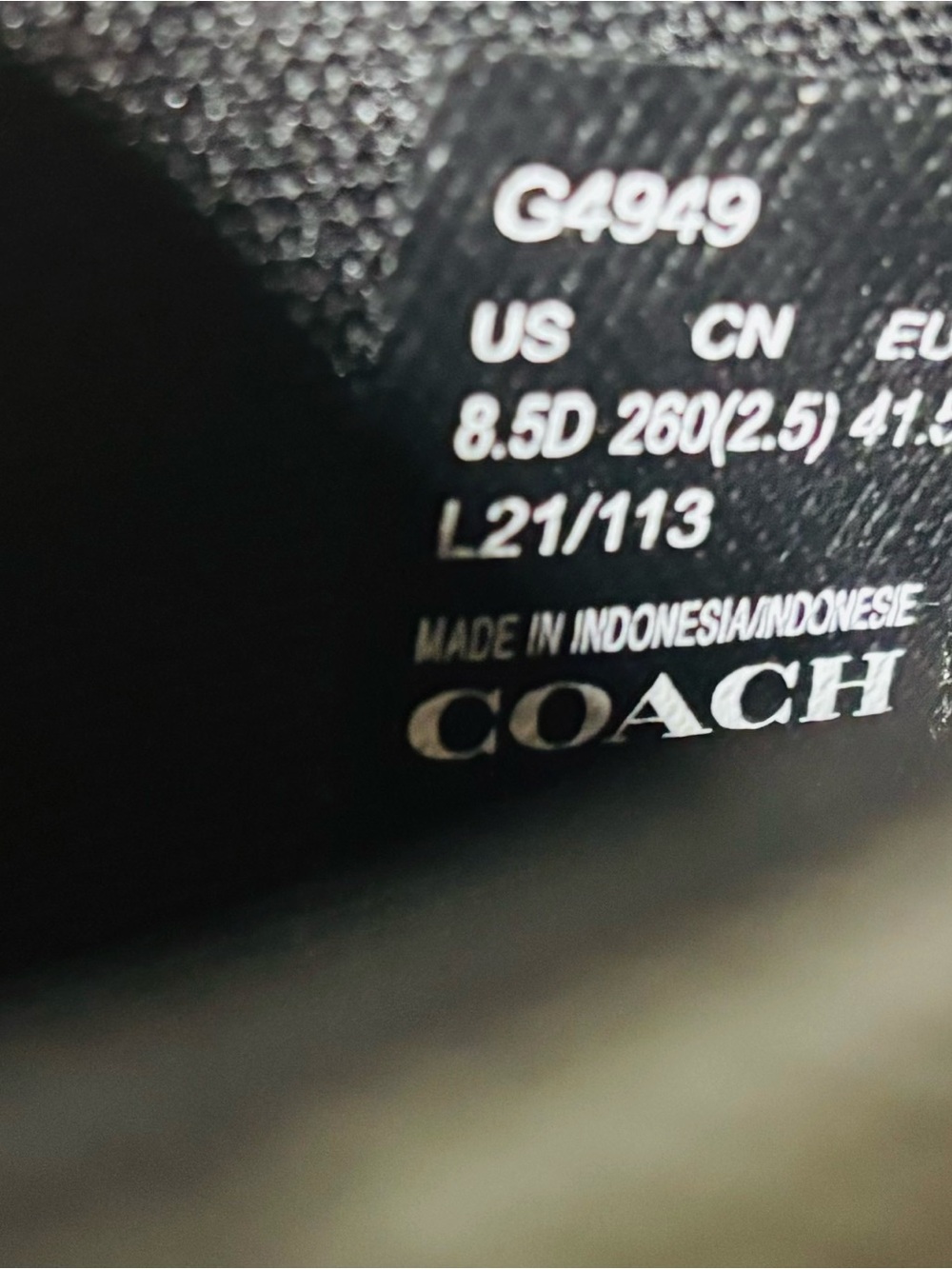 Men’s Coach Clip Low-Top Signature Sneaker-Sz 8.5 - Picture 7 of 7